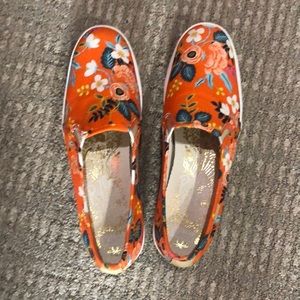 Keds/rifle paper co slip ons